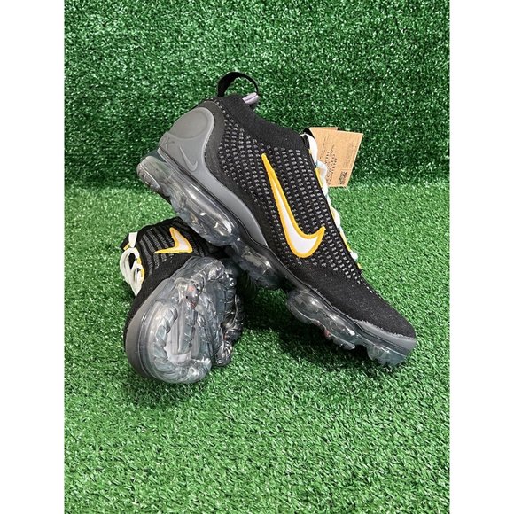 Nike Air Vapormax 2021 FK Black University Gold White [DH4086-001] - Picture 6 of 9